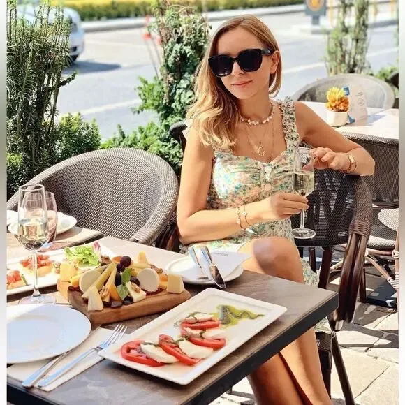 ZARA FLORAL SATIN EFFECT PRINT DRESS - Picture 6 of 14